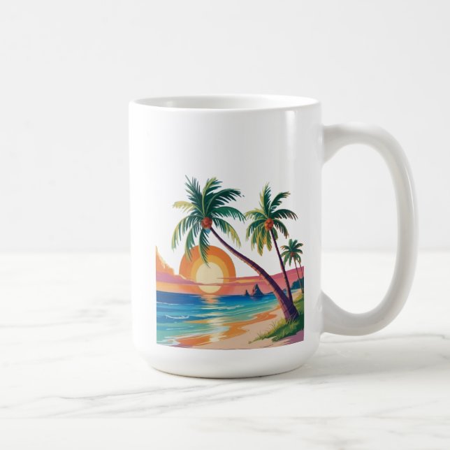 Taza De Café Ambiente Estival (Derecha)