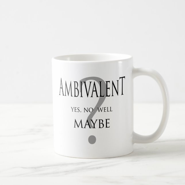 Taza De Café Ambivalente (Derecha)