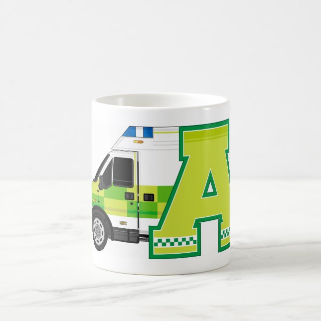 Taza De Café Ambulancia del dibujo animado (Centro)