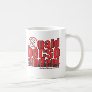 Taza De Café Amdani pagado del becso