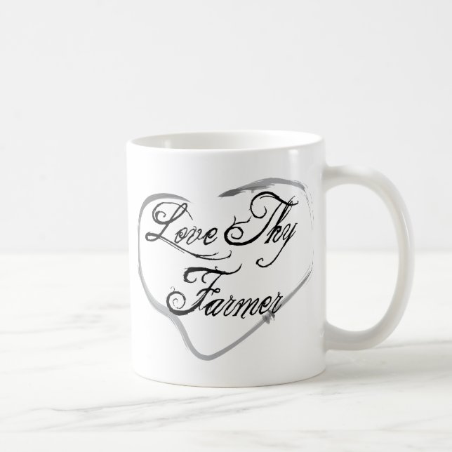 Taza De Café Ame a Thy granjero (Derecha)