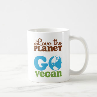 Taza De Café Ame el planeta van vegano