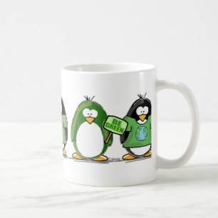 Taza De Café Ame los pingüinos de la tierra