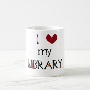Taza De Café Ame mi biblioteca