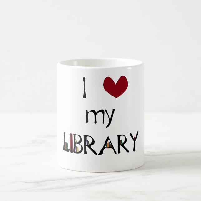 Taza De Café Ame mi biblioteca (Centro)