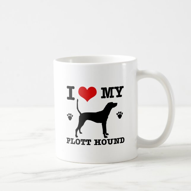 Taza De Café Ame mi perro de plott (Derecha)