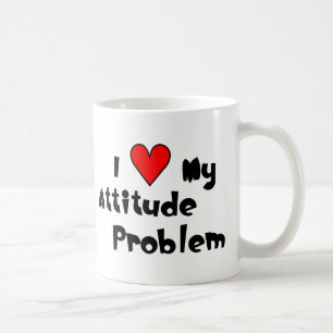 Taza De Café Ame mi problema de la actitud