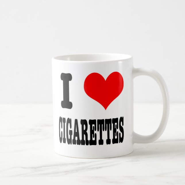TAZA DE CAFÉ AME (QUIERO) CIGARRILLOS (Derecha)