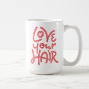 Taza De Café Ame su pelo