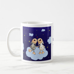 Taza De Café Ámele a la luna y a la serie trasera
