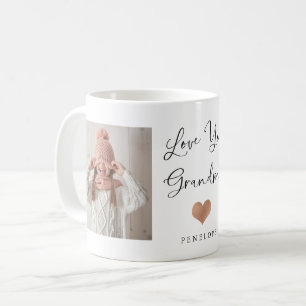 Taza De Café Ámele abuela el   escritura y corazón de dos fot
