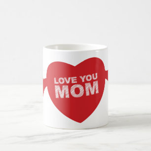 Taza De Café Ámele corazón de la mamá