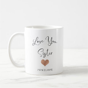 Taza De Café Ámele escritura y corazón manuscritos de la