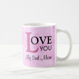 Taza De Café Ámele mis nubes rosadas conocidas de la 2da mamá