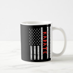 Taza De Café Amer de Artes Marciales Patrióticas Vintage de la 