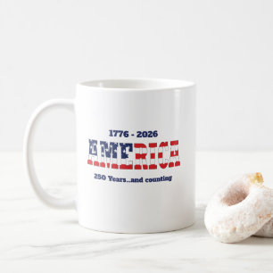 Taza De Café América 1776-2026 Dicho