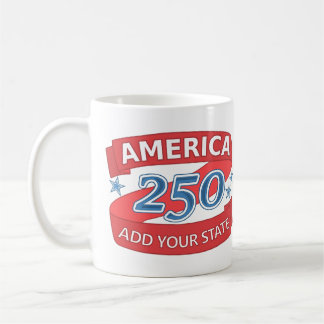 Taza De Café America 250 Add State Independence Anniversary