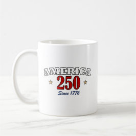 Taza De Café América 250 Desde 1776 Patriótico Cuatro de Julio