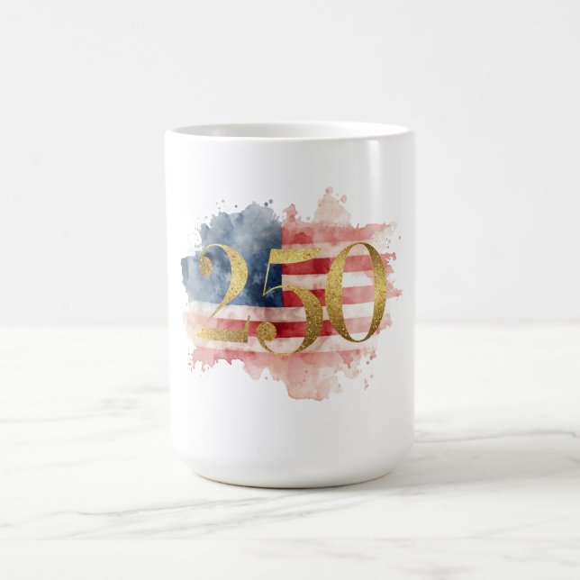 Taza De Café America 250th Birthday Tee (Centro)