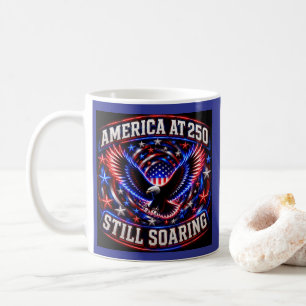 Taza De Café América a los 250 años todavía volando alto Águila