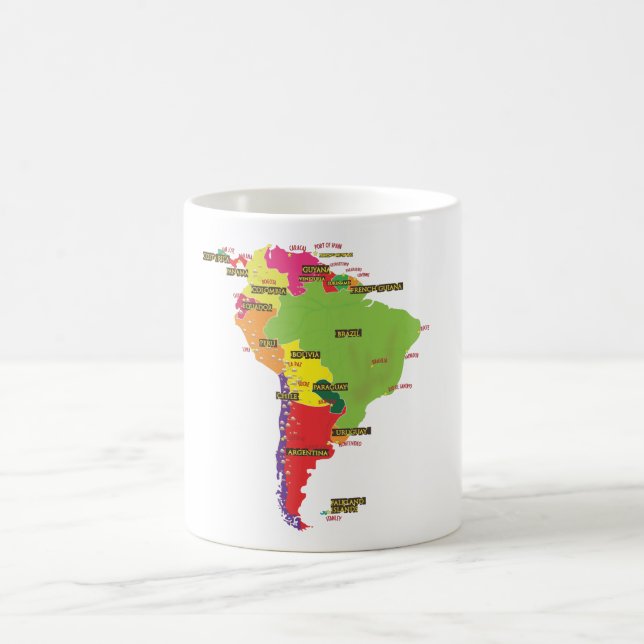 Taza De Café América del Sur (Centro)