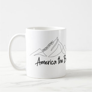 Taza De Café América: el hermoso Golfo Denali de México Mug