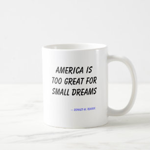 Taza De Café América es demasiado grande para los pequeños