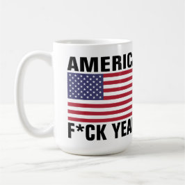 Taza De Café ¡América, F*ck sí! Divertido