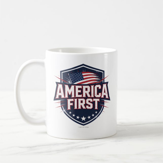 Taza De Café America First - Mug (Izquierda)