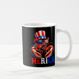 Taza De Café América Langosta Patriótica 4 De Julio Divertido N