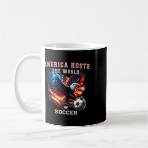 Taza De Café América Organiza Al Mundo Del Fútbol. Fanático Del