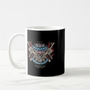 Taza De Café América Patriótica Militar del 4 de Julio Veterano