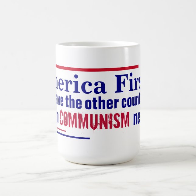 Taza De Café América Primero  (Centro)