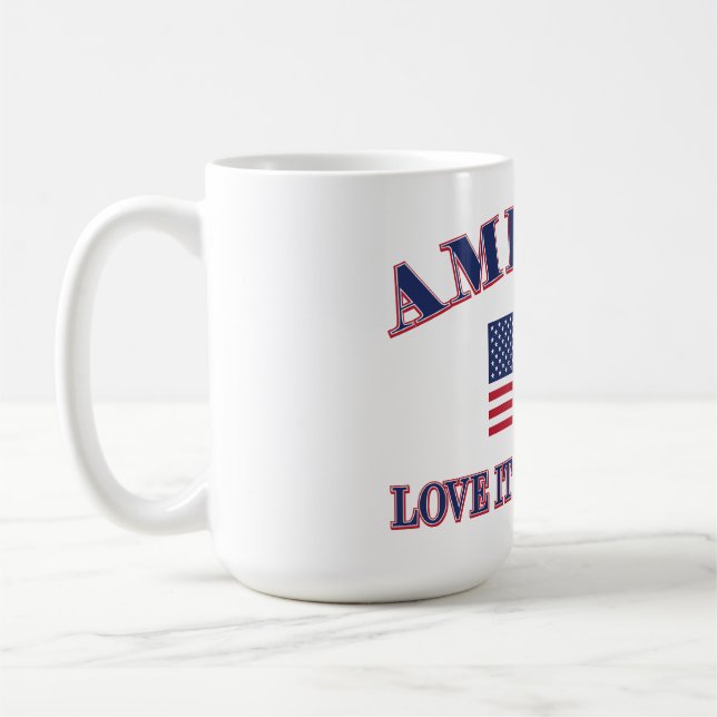Taza De Café América Quiérela O Déjala (Izquierda)