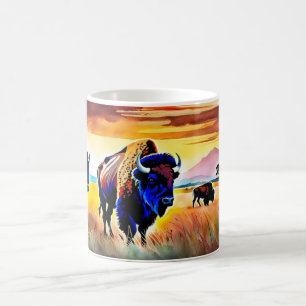 Taza De Café American Bison