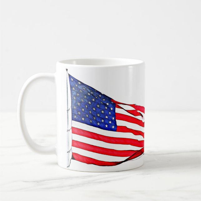 Taza De Café American Coffee Mug (Izquierda)