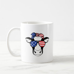 Taza De Café American Cow Mug
