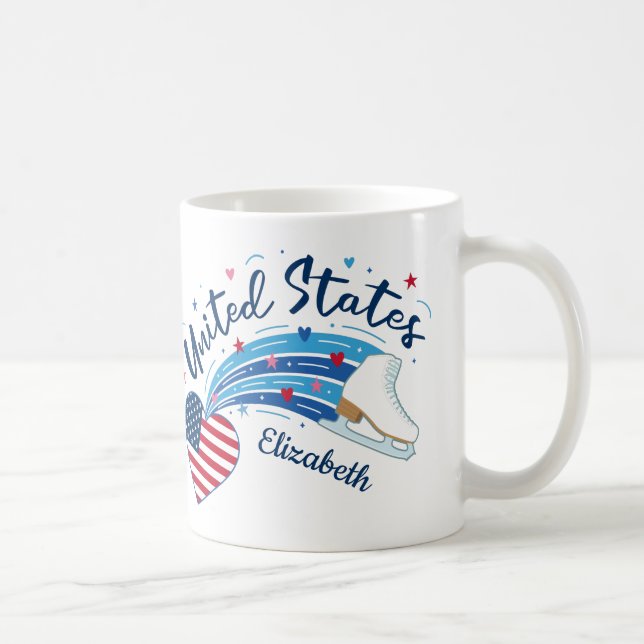 Taza De Café American Figure Skating (Derecha)