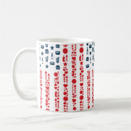 Taza De Café american flag 4th july picnic