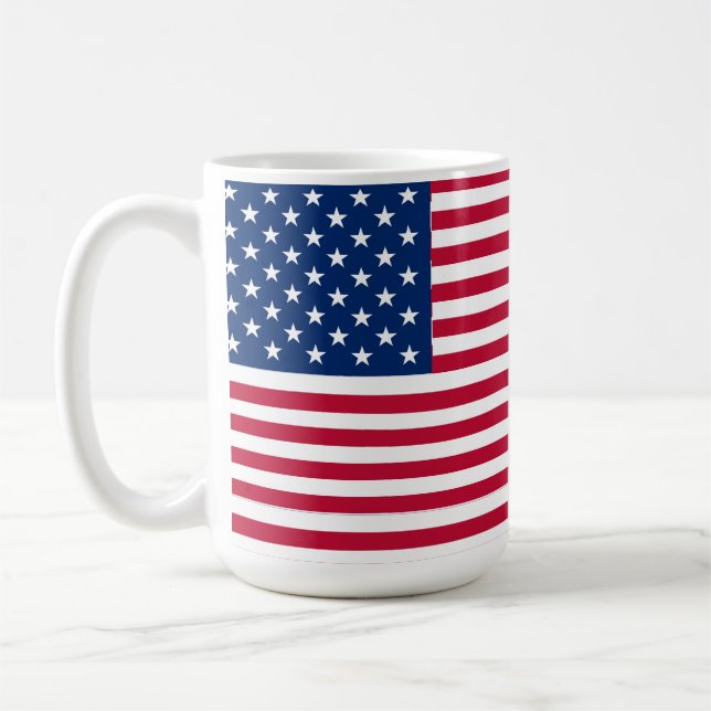 Taza De Café American Flag Pride Design-76353 (Izquierda)