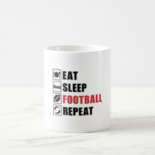 Taza De Café American Football Repeat Team Game USA Gift Idea