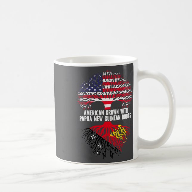 Taza De Café American Grown With Papua New Guinean Roots Usa  (Derecha)