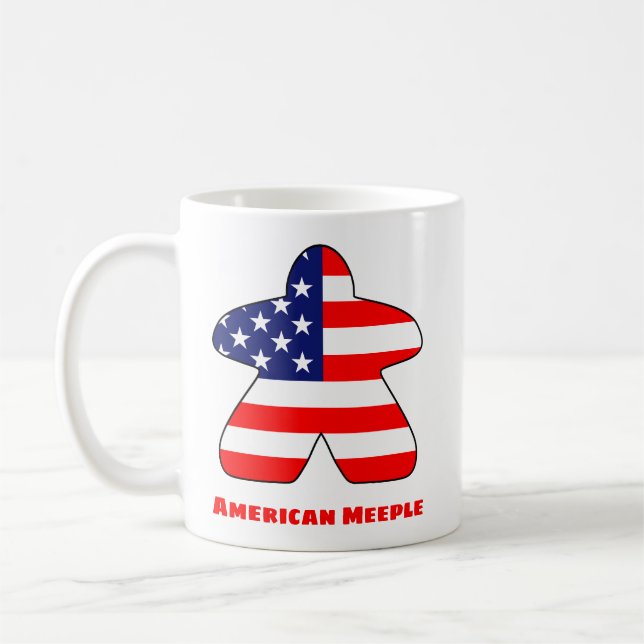 Taza De Café American Meeple Mug (Izquierda)