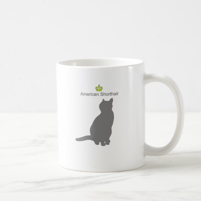 Taza De Café American Shorthair g5 (Derecha)