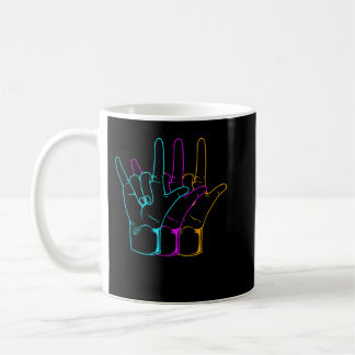 Taza De Café American Sign Language I Love You ASL