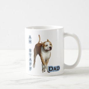 Taza De Café American Staffordshire Dad 4