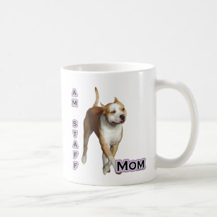 Taza De Café American Staffordshire Mom 4