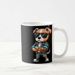 Taza De Café American Staffordshire Terrier I Love Dad Funny Do