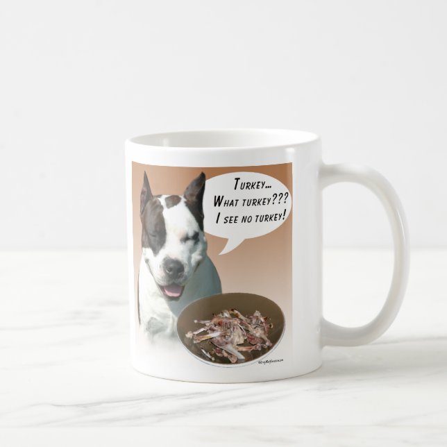 Taza De Café American Staffordshire Terrier Turkey (Derecha)