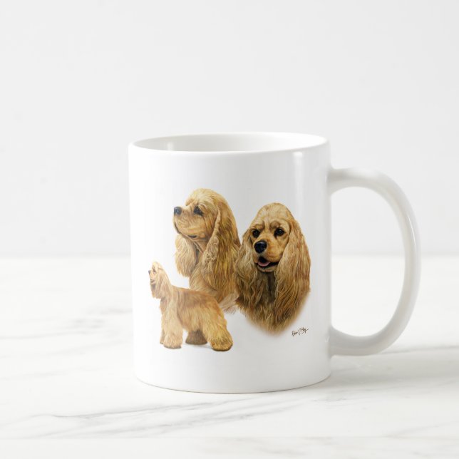 Taza De Café Americano cocker spaniel (Derecha)